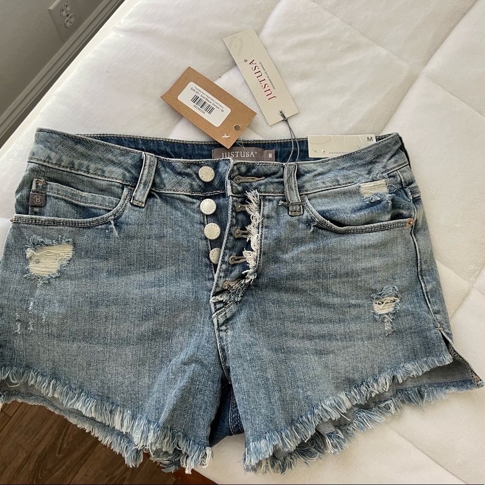 NWT Justusa jean shorts - size M